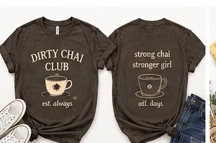 Dirty Chai Club — flat lay