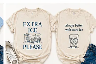 Extra Ice Please — flat lay