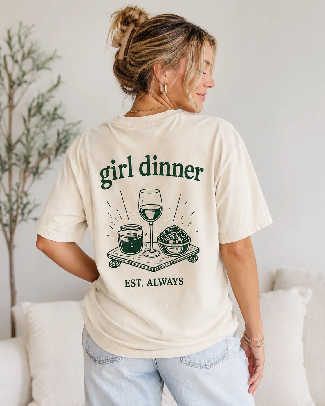 Girl Dinner — worn