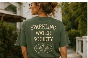 Sparkling Water Society — worn