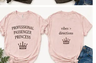Professional Passenger Princess — flat lay