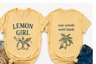 Lemon Girl — flat lay